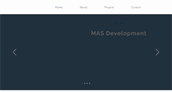 Desktop Screenshot of masdevelopment.net